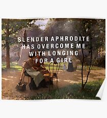 slender aphrodite Poster