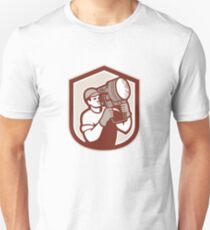 Electrical Lighting Technician Carry Spotlight Shield Unisex T-Shirt
