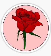 Retro Rose Sticker