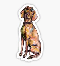 Dog Pattern 3 in Grey Gray Sticker