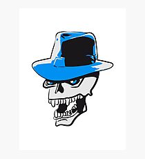 Skull evil has Photographic Print