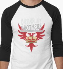 Brawling Brothers Design 2 Men's Baseball ¾ T-Shirt