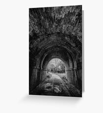 Railway Tunnel Greeting Card