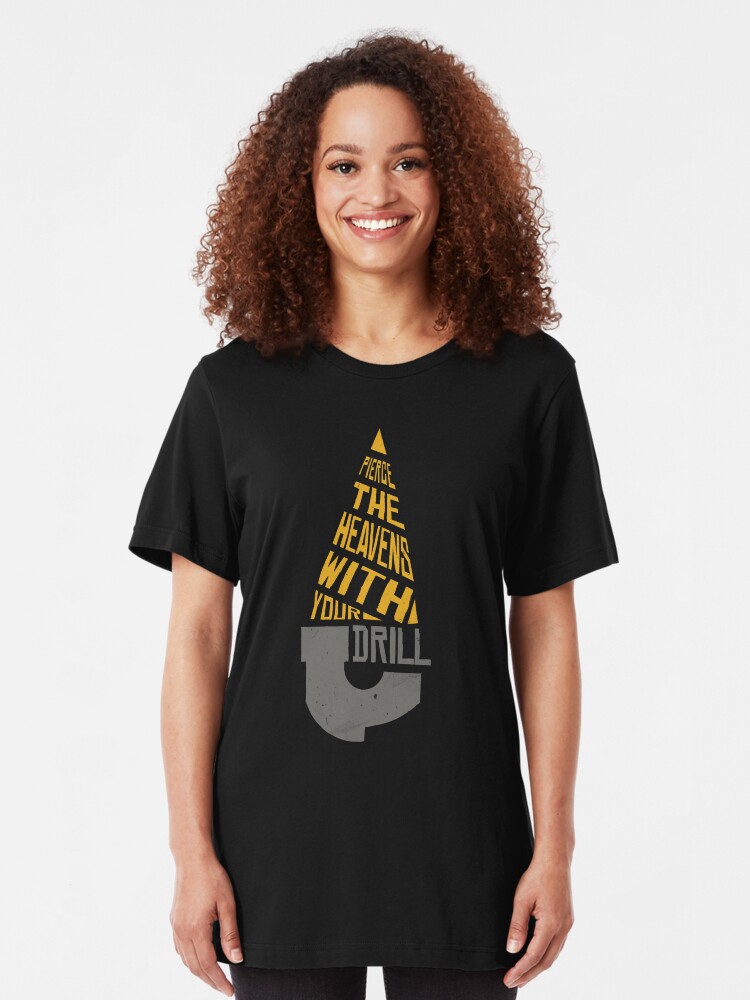 Alternate view of Pierce The Heavens With Your Drill Slim Fit T-Shirt
