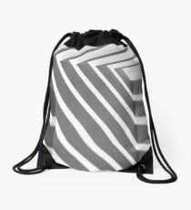 Geometric shadows Drawstring Bag