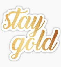Stay Gold Sticker