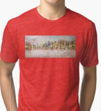 Abstract Landscape Tri-blend T-Shirt