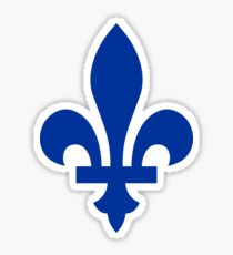 Fleur de Lys du Quebec Sticker