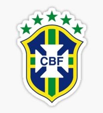 Brasilien Fußball Logo Sticker