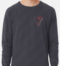Entering The Portal Heart 02 Lightweight Sweatshirt
