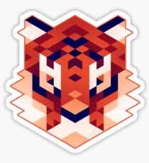 Trixel Tiger Sticker
