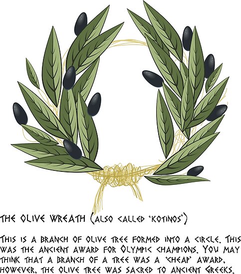 “The Greek Olive Wreath” Poster by portokalis | Redbubble