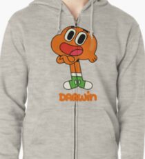 Darwin Gumball Zipped Hoodie