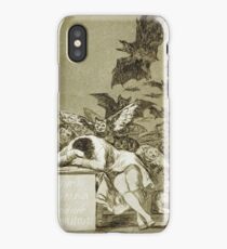 Francisco De Goya - The Sleep Of Reason Produces Monsters. Bird painting: cute fowl, fly, wings, lucky, pets, wild life, animal, birds, little small, bird, nature iPhone Case