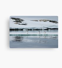 Penguin Party Canvas Print