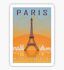 Paris vintage poster Sticker