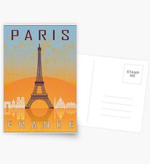 Paris vintage poster Postcards