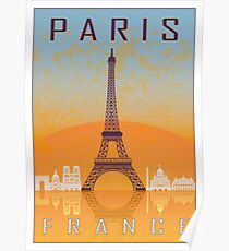 Paris vintage poster Poster