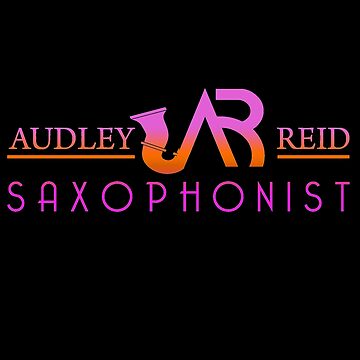 Artwork thumbnail, The Audley Reid Saxophonist Logo In Color by CoffeeCupLife2