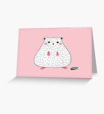 Hamster Greeting Card