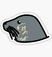Cute grey seal Sticker