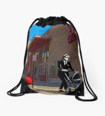 Rude Boy Goes to Target Drawstring Bag