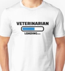 Veterinarian loading Unisex T-Shirt