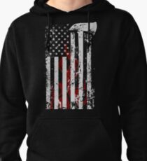 American Firefighter Pullover Hoodie