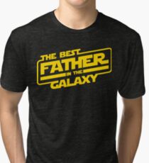 The Best Father In The Galaxy Tri-blend T-Shirt
