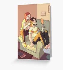 THERAPEUTIC HAIR BRAIDING SESSION Greeting Card