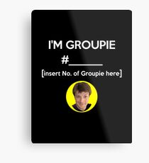 "I'm Groupie Number.... " Joss Whedon's Dr. Horrible - Light Metal Print
