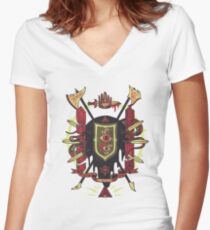 Astral Ancestry Women's Fitted V-Neck T-Shirt