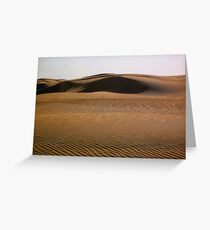 Deserted Arabian Desert Greeting Card
