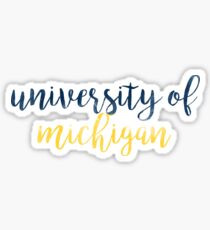 University of Michigan Sticker