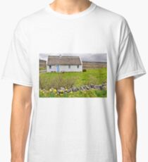 rural irish cottage in the burren countryside, county clare, ireland Classic T-Shirt