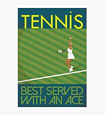 Tennis der Frau Fotodruck