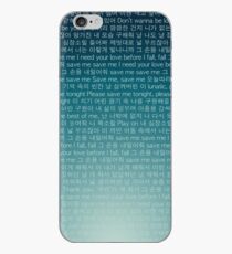 BTS Save Me Lyrics Phone Case iPhone Case