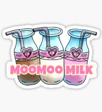 Moo Milk Sticker
