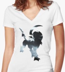 Absol used Feint Attack Women's Fitted V-Neck T-Shirt
