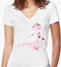 Gardevoir used Psychic Women's Fitted V-Neck T-Shirt