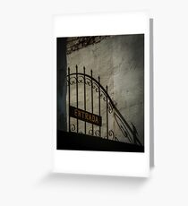 Entrada Greeting Card