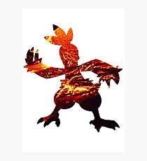 Combusken used Fire Spin Photographic Print