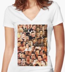 Nick Miller Paparazzi Women's Fitted V-Neck T-Shirt