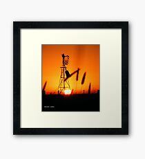 wind mill Framed Print