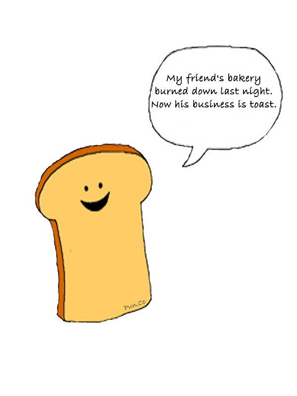 "Toast pun" Stickers by punco Redbubble