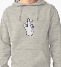 Korean Finger Heart Pullover Hoodie