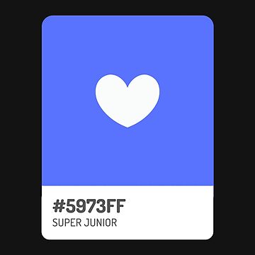 Super Junior Official Color Pantone | Sticker