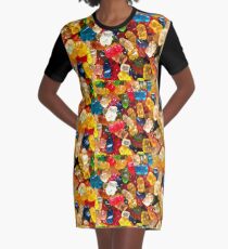 Gummy bear Graphic T-Shirt Dress