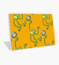 Volleyball Frosch Laptop Folie