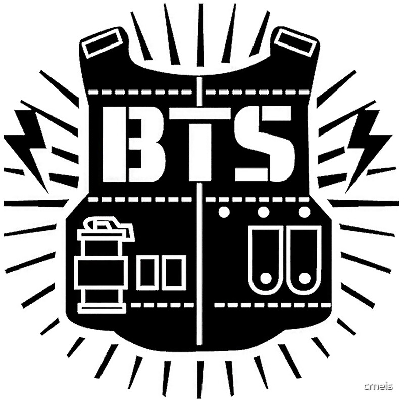 "BTS Logo" Stickers by crneis  Redbubble